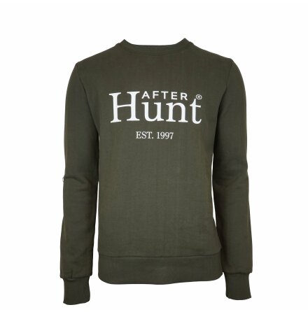 AFTER Hunt Sweater Rund Hals - Grn