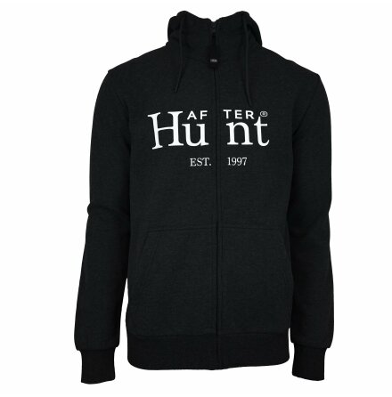 AFTER Hunt Hoodie med Dragkedja - Svart